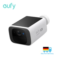 Caméra de sécurité solaire sans fil eufy security S220 SoloCam, caméra extérieure, alimentation continue, résolution 2K, sans fil 1