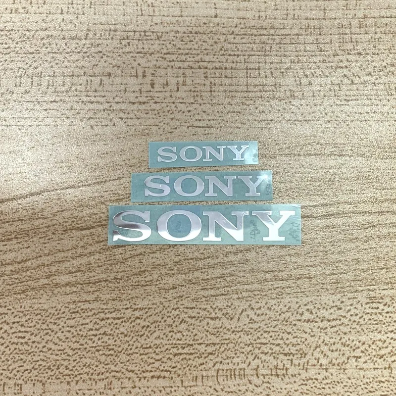 High-quality 3x0.5cm 1pcs Suitable For Sony Metal Sticker Monitor Speaker Logo Sticker Car Navigation New Mondeo Central Control