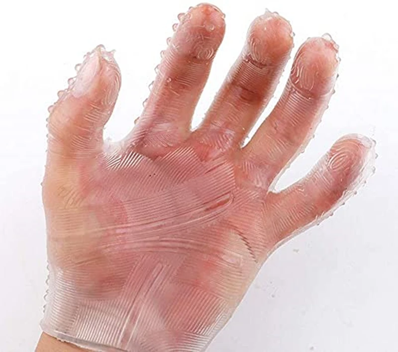 Silicone Bathing Massage Glove Spike Glove Toys Masturbator EroticToy Sex Tool For Women