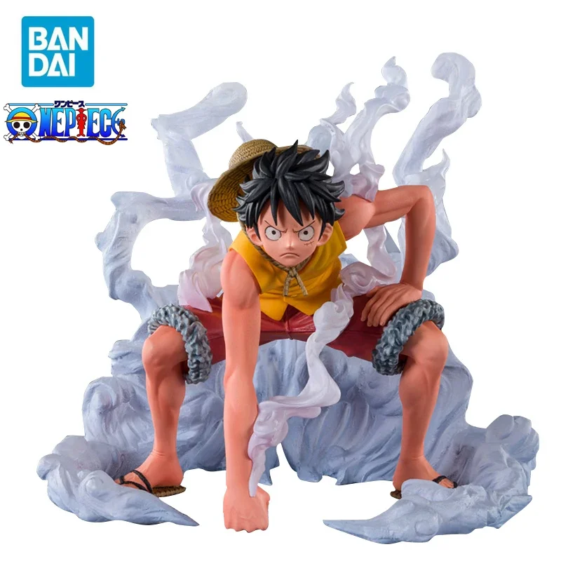 

Original BANDAI One Piece Monkey D. Luffy Figuarts Zero Battle Edition Second Gear 12Cm Pvc Anime Figurine Model Toy Boys Gift