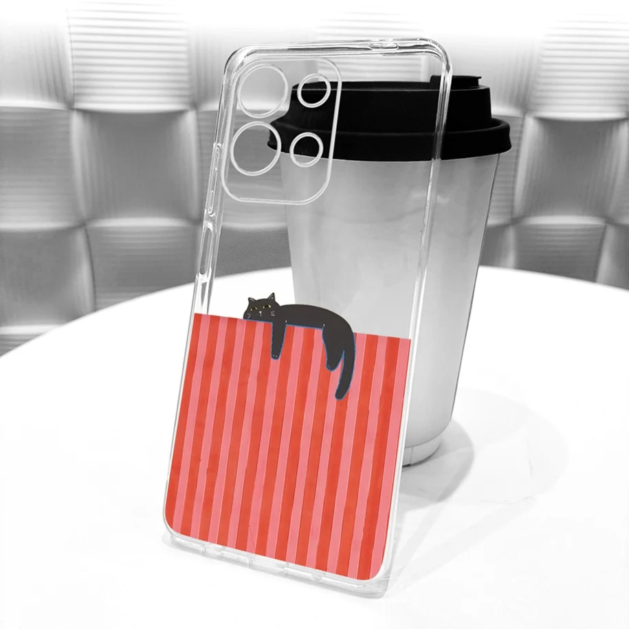 Cute Cartoon Animal Soft Silicone Clear Phone Case Cover
