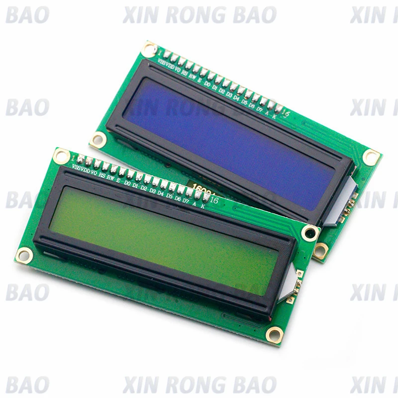 LCD1602 1602 LCD Module Blue / Yellow Green Screen 16x2 Character LCD Display PCF8574T PCF8574 IIC I2C Interface 5V for arduino electronic component