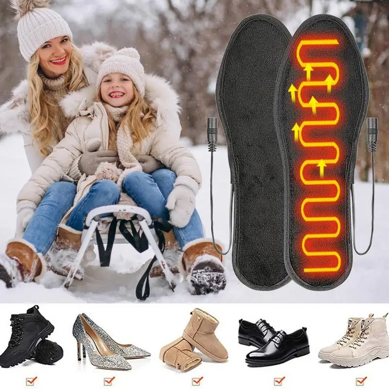 Semelles Chauffantes USB électriques - Pour Chaussures - Chauffe-pieds - Matériau EVA
