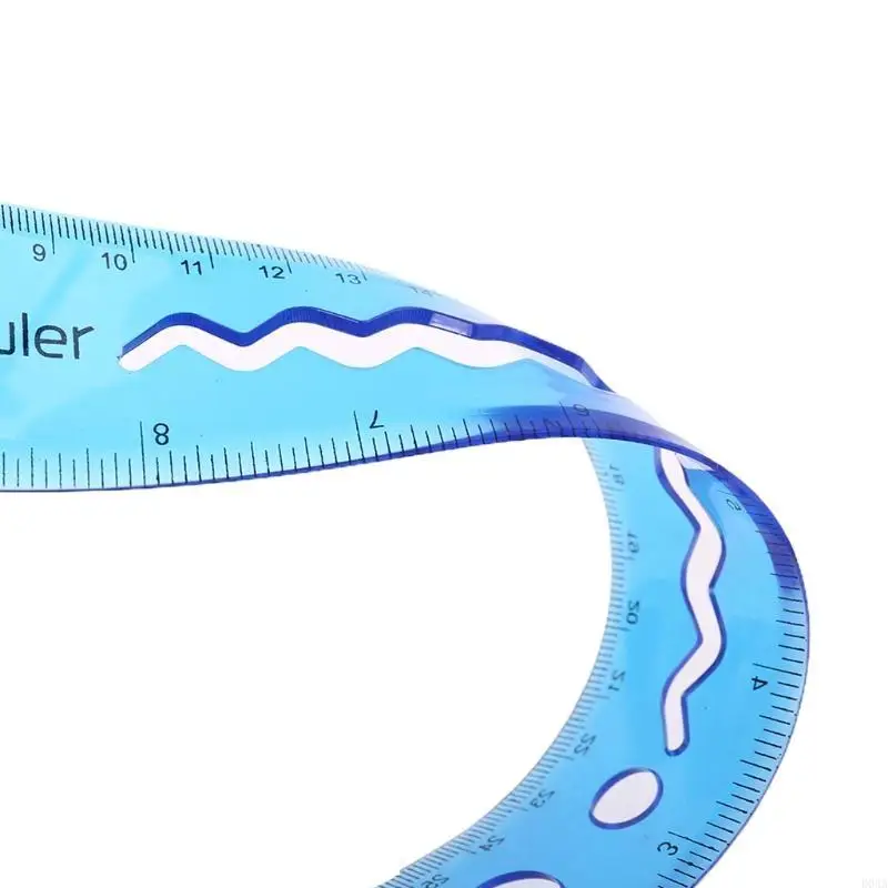 30cm 연약한 가동 가능한 통치자 다색 측정 똑바른 통치자 사무실 학교 Supli