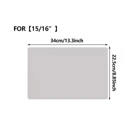Premium Microfiber Dust Cleaning Cloths and Keyboard Protector Cover (15 - 16 inches)