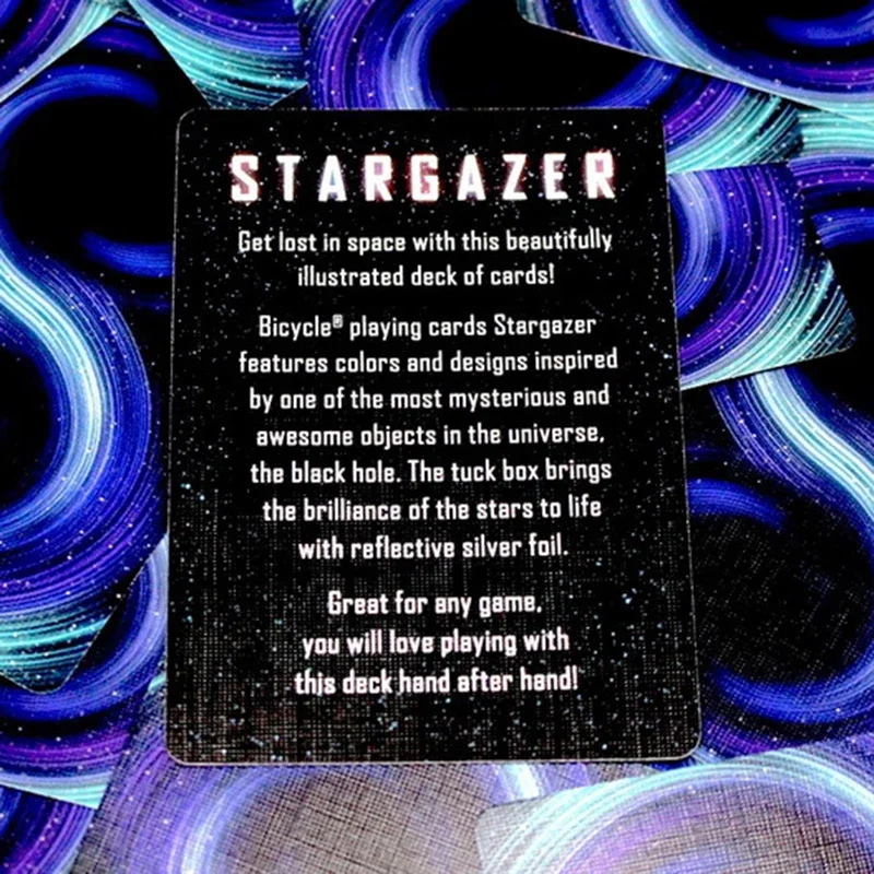 Bicycle Stargazer Deck Poker Size Standard Playing Cards Magic Cards Magic Props Close Up Tricks for Professional Magician playing cards