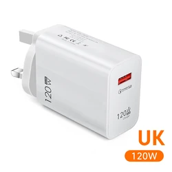 120W High - Speed USB - C Charger with Fast Charging Adapter - UK