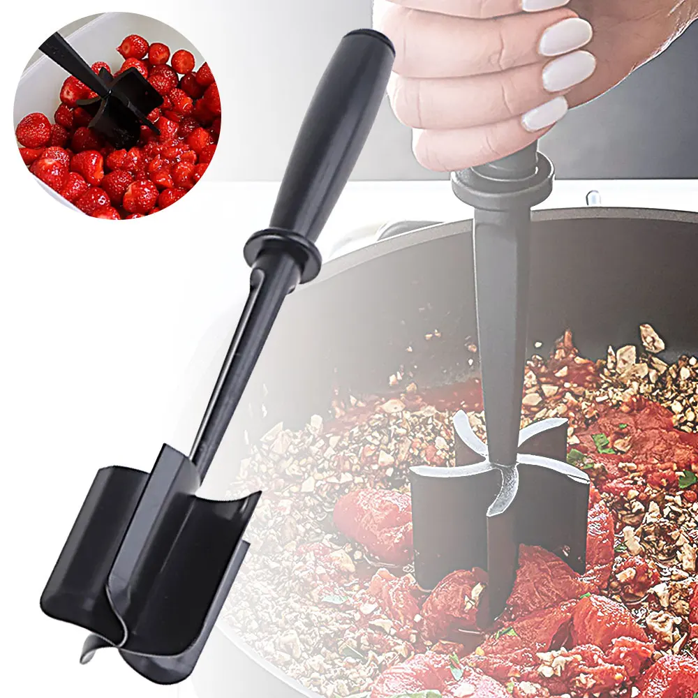 Meat Chopper Multifunctional Ground Beef Turkey Nylon Utensil Non-Stick Cookware