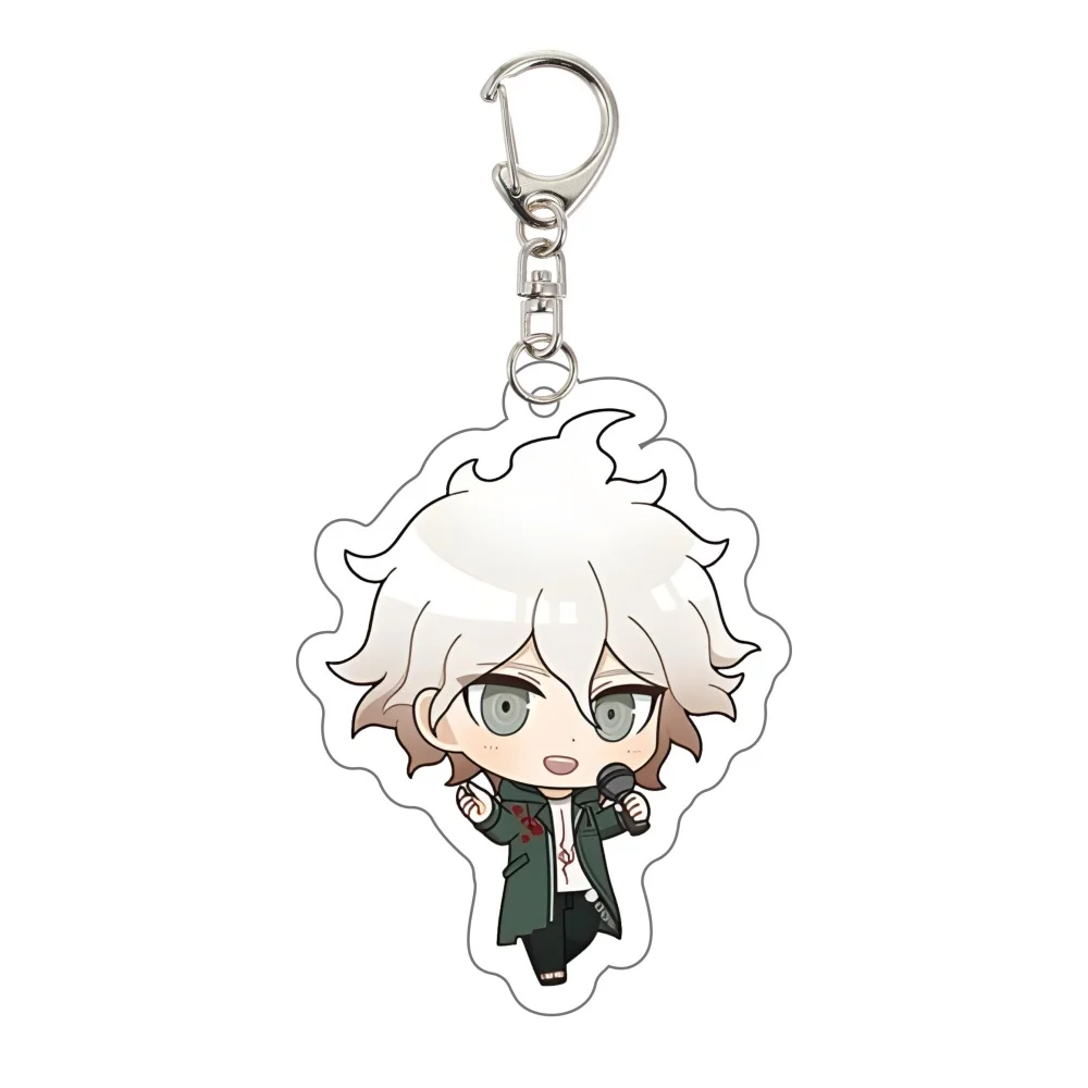 Danganronpa Schlüsselanhänger Trigger Happy Havoc Anime-Spiel Acryl-Abzeichen Anhänger Cosplay-Zubehör Cartoon-Fans Sammlerstücke Geschenke – Detail 4