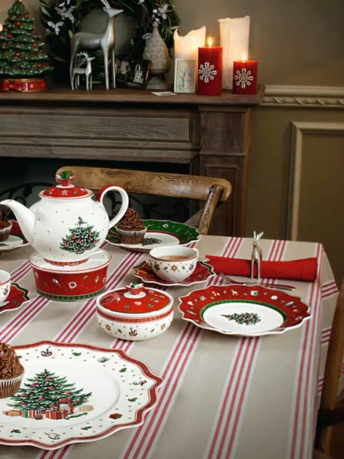 German VB Christmas tableware round cake mug coffee cup salad plate