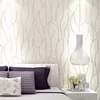 53cm European style 3D non-woven fabric wall sticker for moisture-proof curved stripe background wall sticker in living room 2