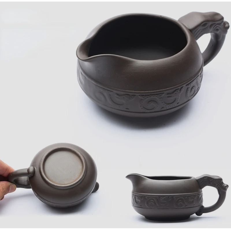 Creative Semi-automatic Tea Set, Purple Clay Ceramic, Home Lazy Chinese Gongfu Tea Set