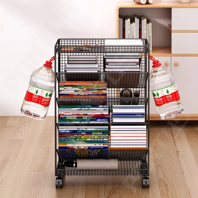 NETEL carrello da cucina carrello scaffali da cucina scaffali per ufficio  scaffali per libri organizzatori da cucina salvaspazio - AliExpress