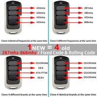 For JCM MUV-PRO 2 4 Garage Door Remote Control 868MHz Rolling Code JCM Remote Control Gate Garage Door Command Opener 2