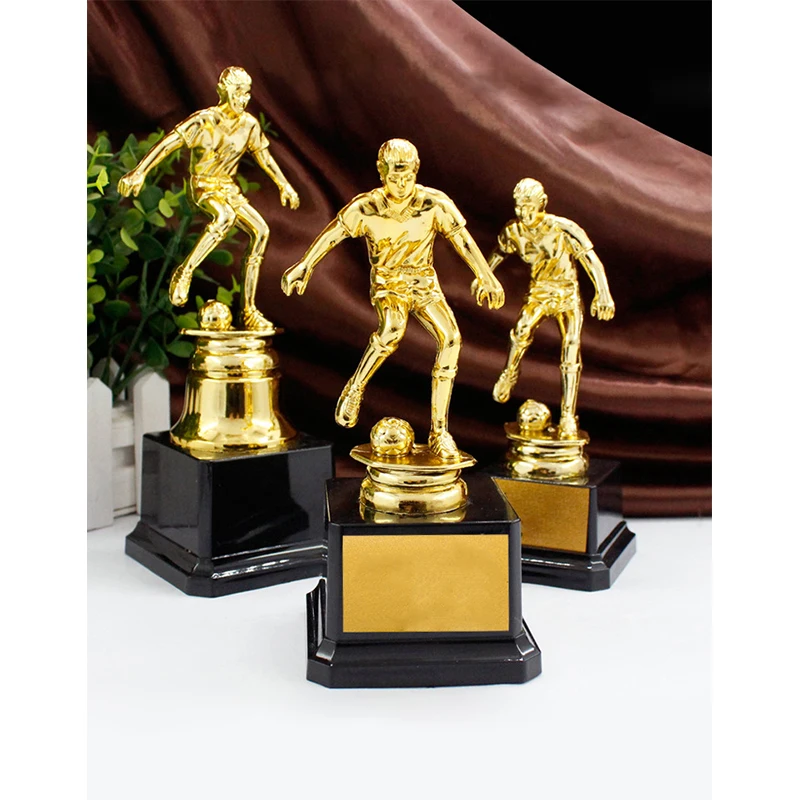 Customized Sports Plastic Trophy, PC Academy Sports Souvenirs Gold Awards Gold-plated Souvenir Craft Cup Trophy, Home Decor, 1Pc
