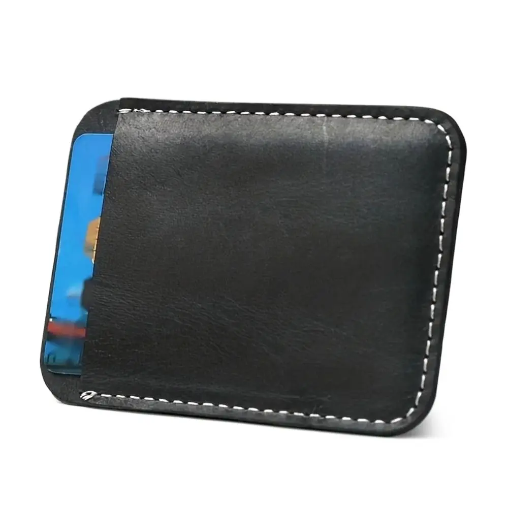 Men Credit Card Slot Slim Bills Metal Cash Clamp Wallet Image 4