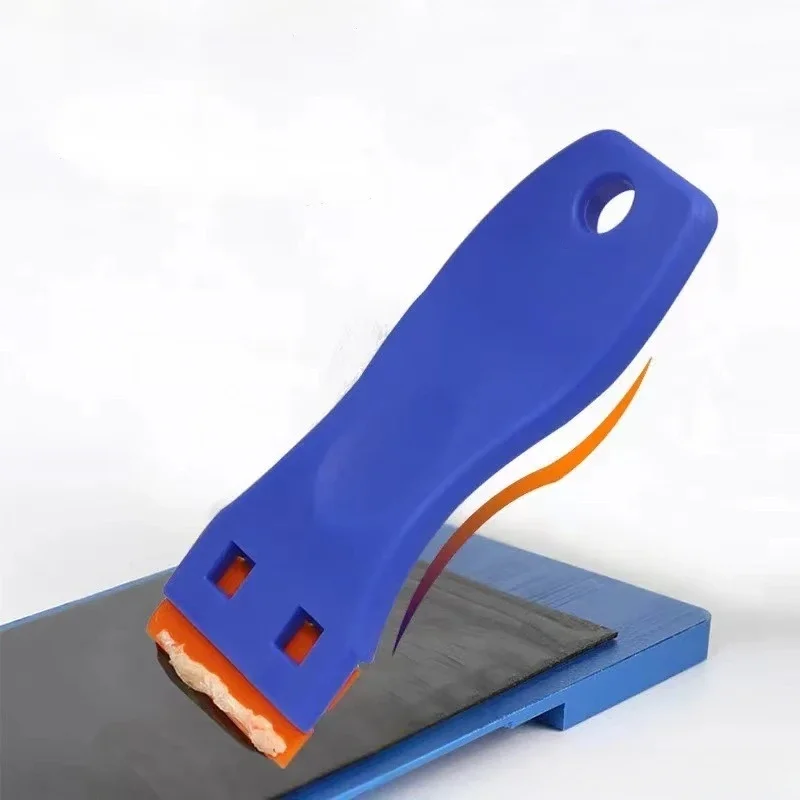 10 Pieces Two Cutting Plastic Razor Blade Label Clean Razor Glue Remover Window Glass Clean Scraper Car Wrap Sticker Squeegee