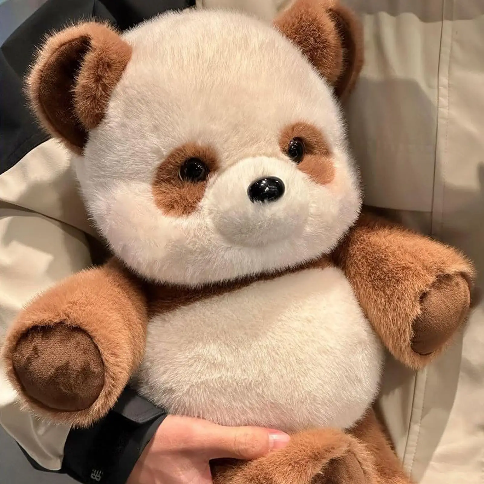 판다 인형 17.7인치 실물 같은 귀여운 달리는 플러시 인형 어린이용 재미있는 ..