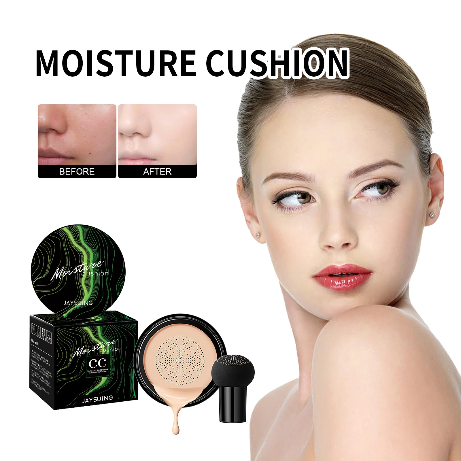 Mushroom Head Air Cushion Cc Air Cushion Bb Cream Cc Cream Concealer Antiblue Light Hold Makeup