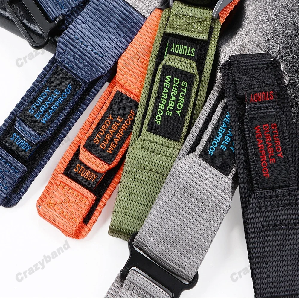 รูปสินค้า สายนาฬิกาไนลอนนุ่ม ปรับได้ สำหรับ Casio GA-110/GA-2100/GD100/G8900/GW-M5610/GLS-8900