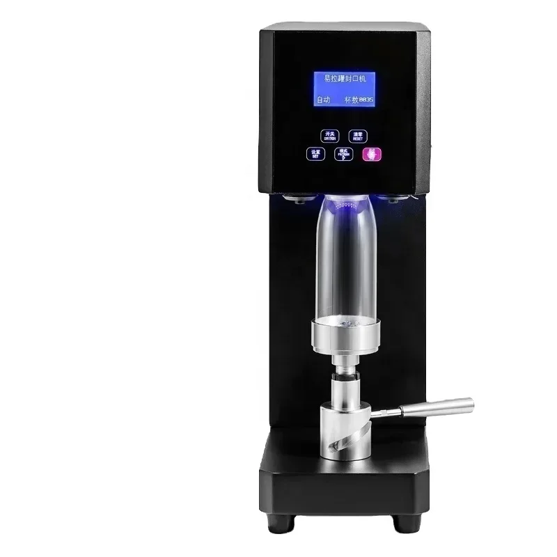 

Sharewin China New Product Automatic Non-rotating Cup Sealer Soda Bottle Seamer Automatic Can Sealing Machine
