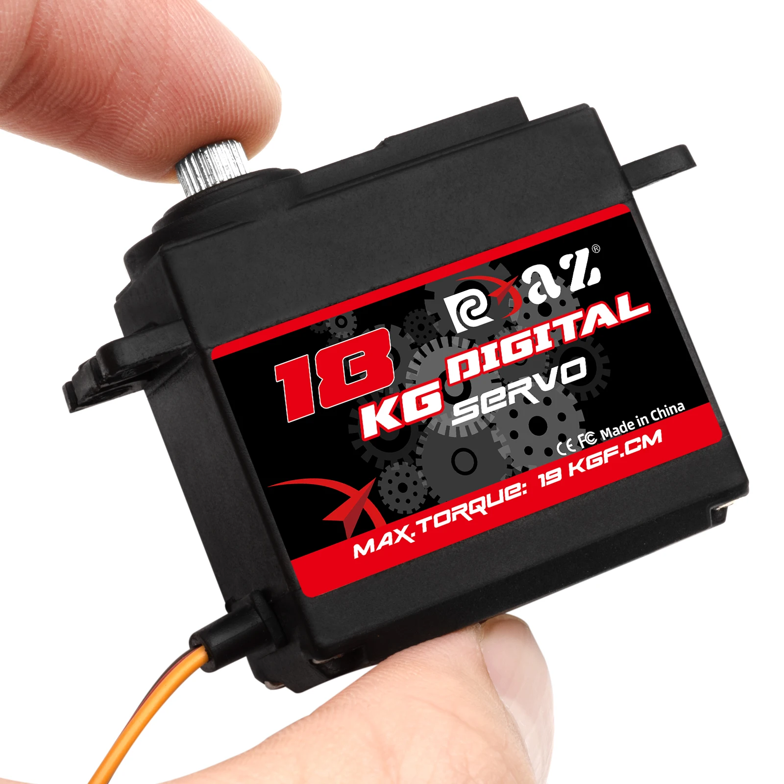 RCXAZ Digital Servo Rotation 180 ° Metal Gear Servo 18KG 20KG 24KG Hochgeschwindigkeitsservo für RC Car Robot Boat RC Helicopter
