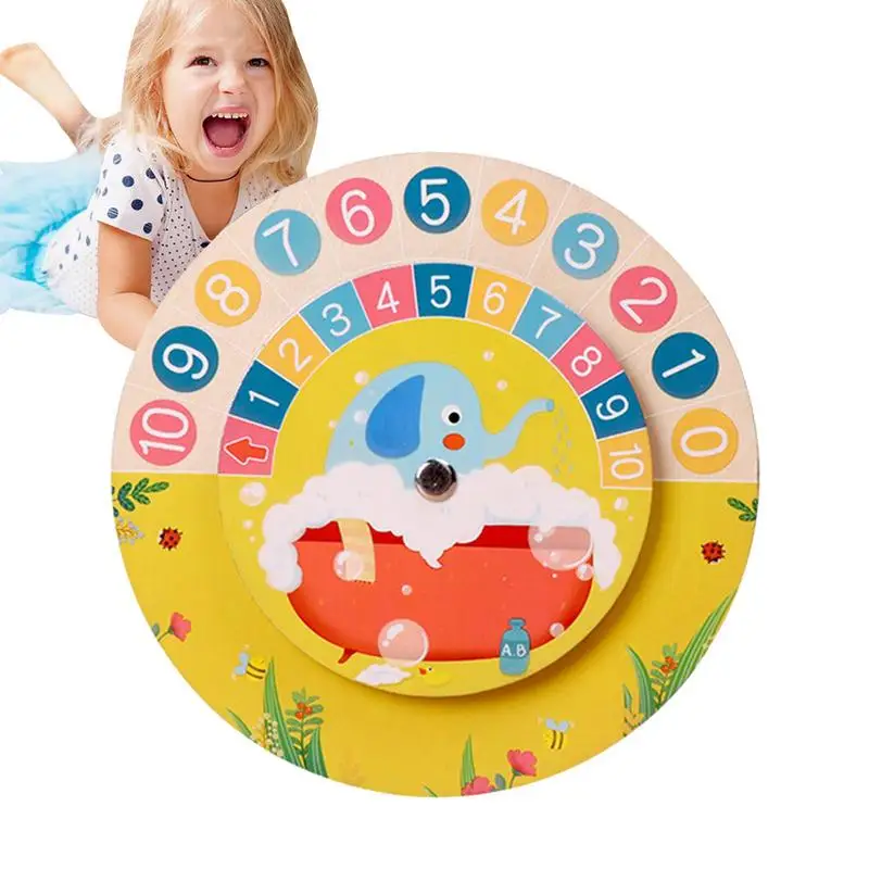 

Teaching Clock For Kids Wooden Kids Telling Time Practice Learning Clock Learn To Tell Time Clock Toy Early Math Learning