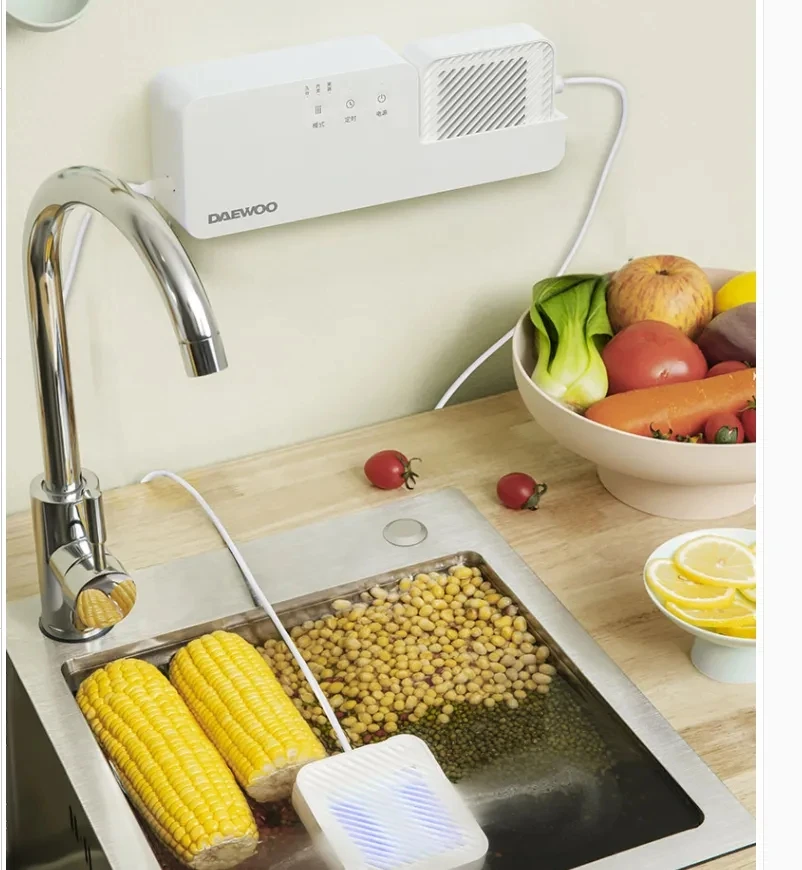 Korea Daewoo fruit and vegetable washing machine wall mounted vegetable washing machine household full-automatic meat and fruit 3