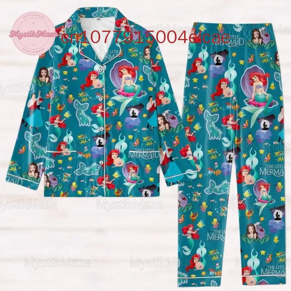 Conjunto de pijamas navideños La Sirenita Disney Princess Ariel