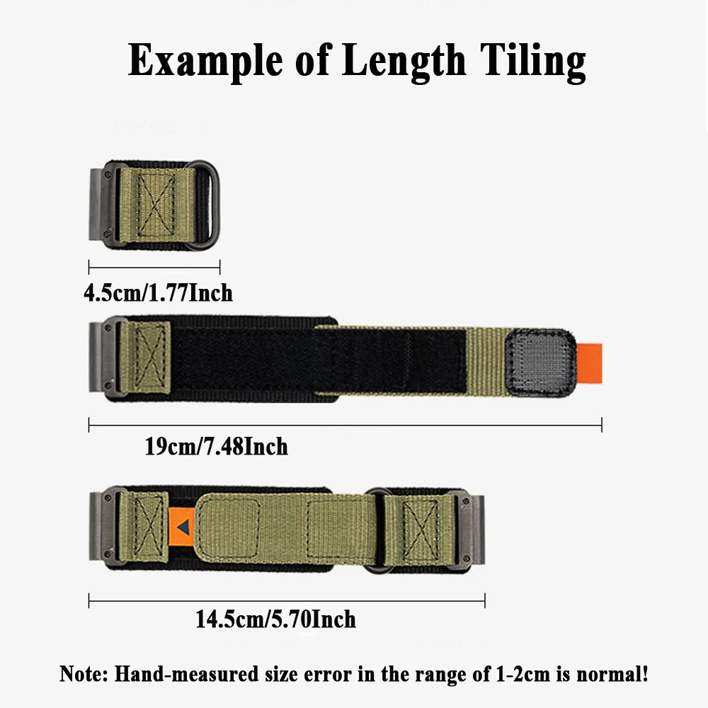 Outdoor Sports Nylon Strap, 22/26mm, QuickFit Band