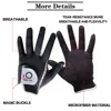 6 Pcs All Weather Grip Soft Breathable Golf Rain Gloves for Men Left Right Hand Hot Wet Weathersof S M ML L XL Drop Shipping 3