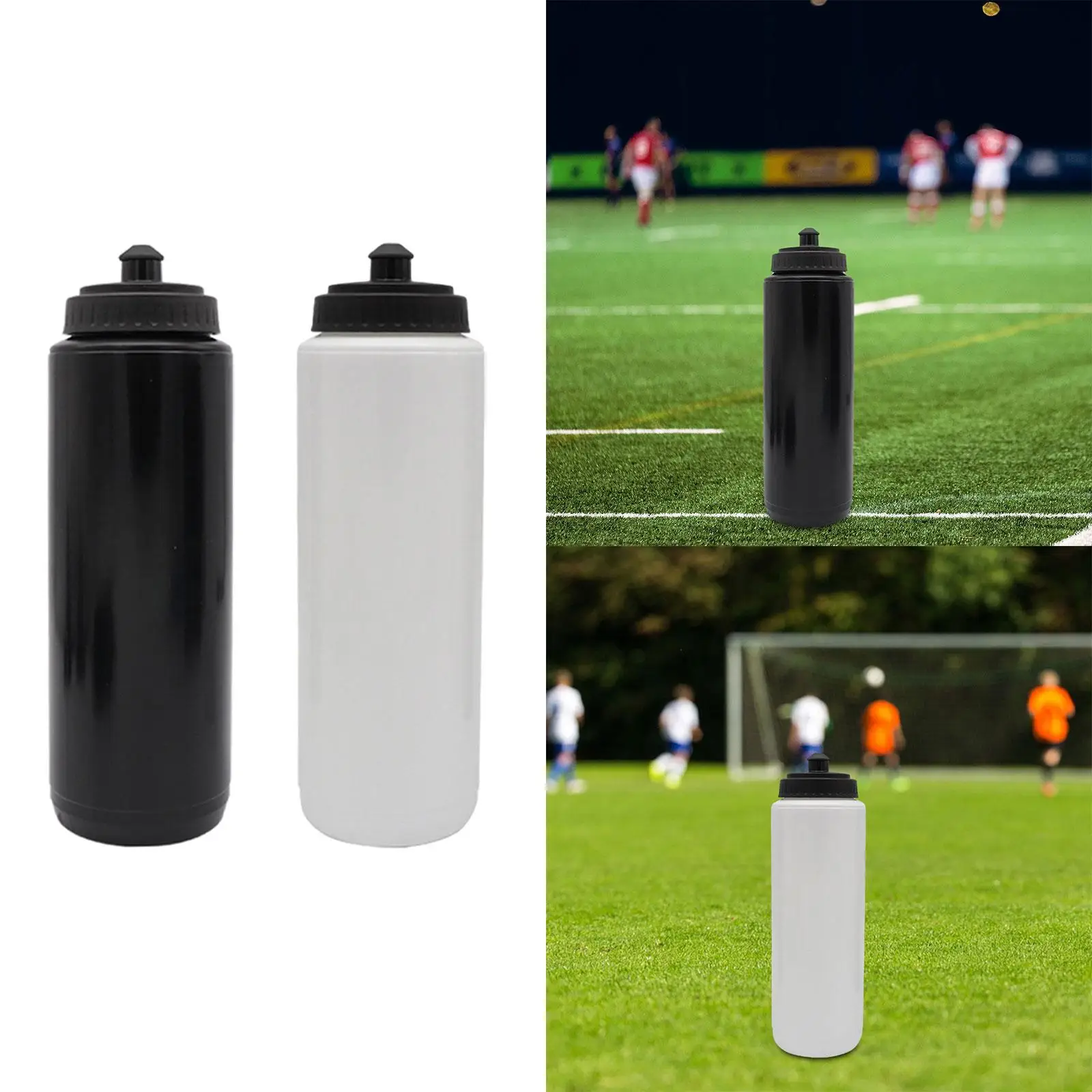 Sports Water Bottle, Water Cup Sports Bottle Drinking Bottle, Fitness Bottle 1 L for Hockey Baseball Football Cycling Boxing