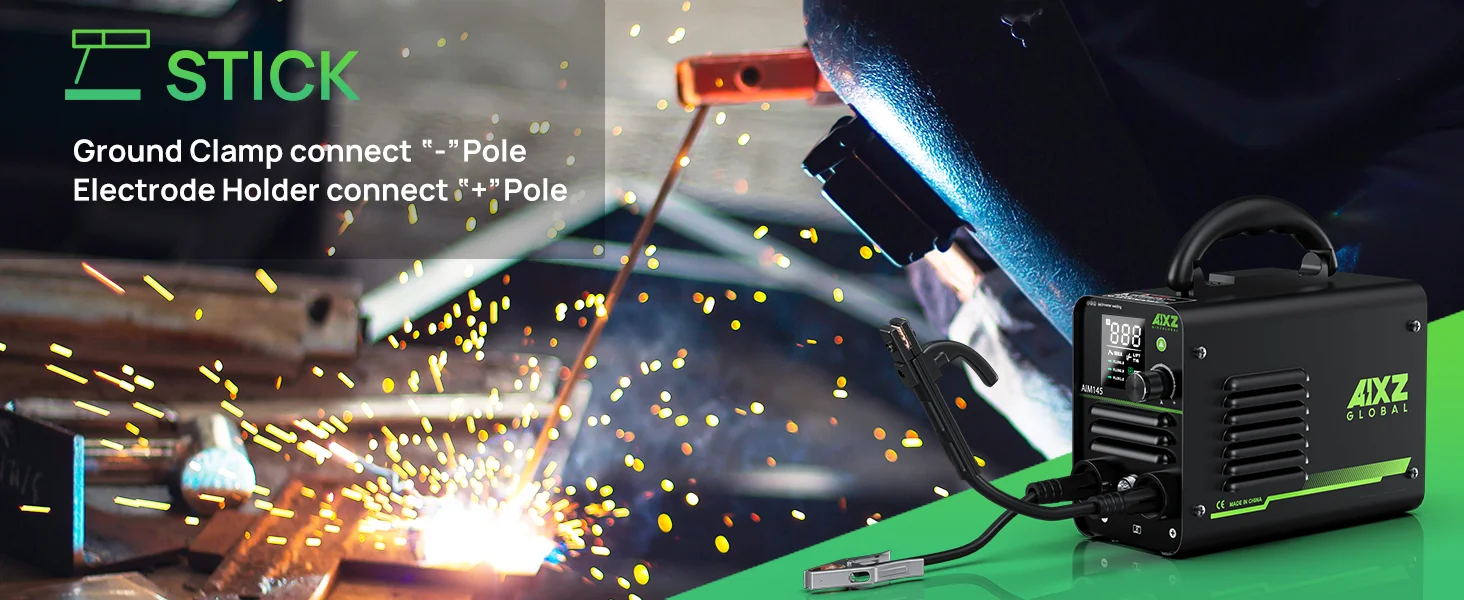 Original AIXZ AIM145 Schweißgerät IGBT Überhitzungsschutz 3in1 MMA/Spulenpistole/Lift WIG Synergische Steuerung 220V Schweißgerät – Detail 4