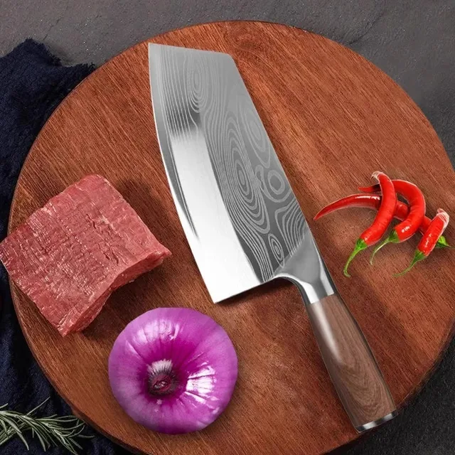 BAKULI-1 pz mannaia per carne domestica, coltello da affettare affilato mannaia da cucina, chef dell'hotel uccidono coltello da pesce lama coltello da pesce 2