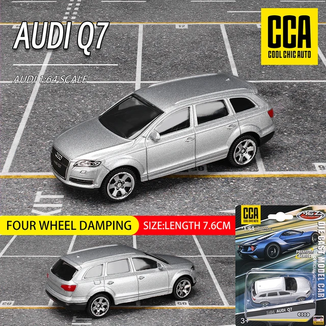 CCA MSZ 1:64 Toyota Suzuki Maserati Nissan classic car static car model alloy die-casting car model collection gift toy - Audi Q7-100018786