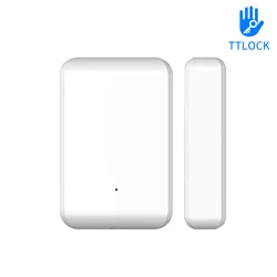 Wireless Smart Door Sensor with TTLock App Integration (WHITE)