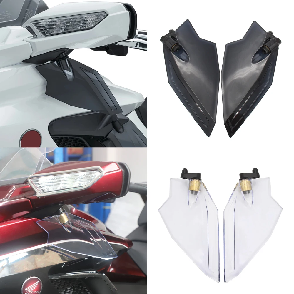 

For HONDA GoldWing GL1800 F6B 2018-2021 2020 Motorcycle Accessories Shroud Windshield Adjustable Upper Air Deflectors Handguard