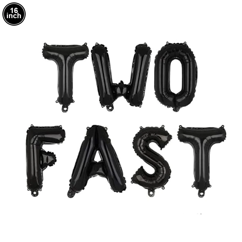 Boy Two Fast Birthday Party Supplies Disposable Party Tableware Plate Napkins Cups Tablecloth 2 Years Old Racing Car Party Decor