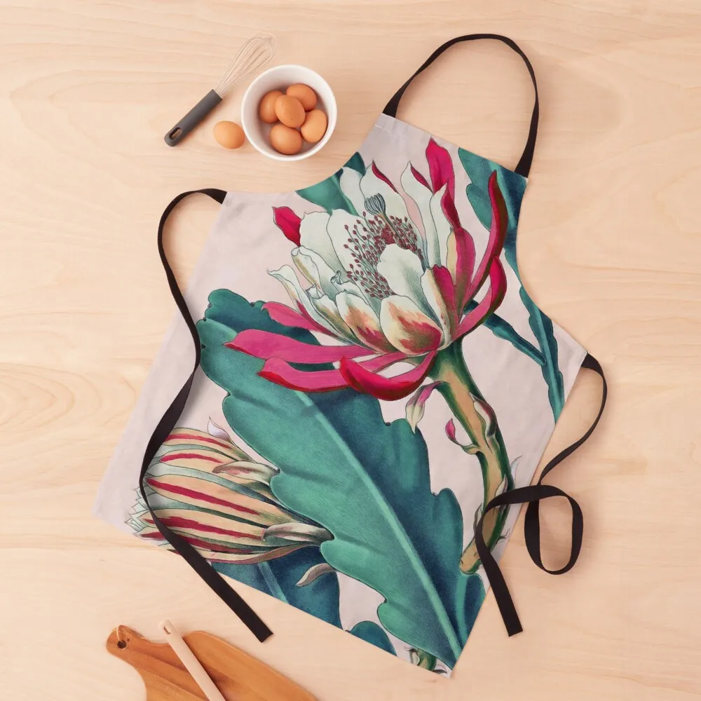 

Flowering cactus Apron Kitchen Items Beauty Apron
