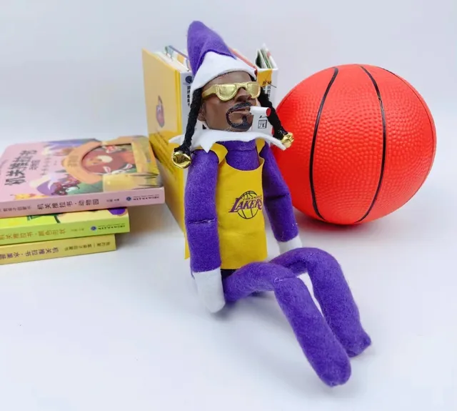 Snoop on the Stoop 12” Snoop Dogg Christmas Red Plush Figurine Toy Xmas  Gift
