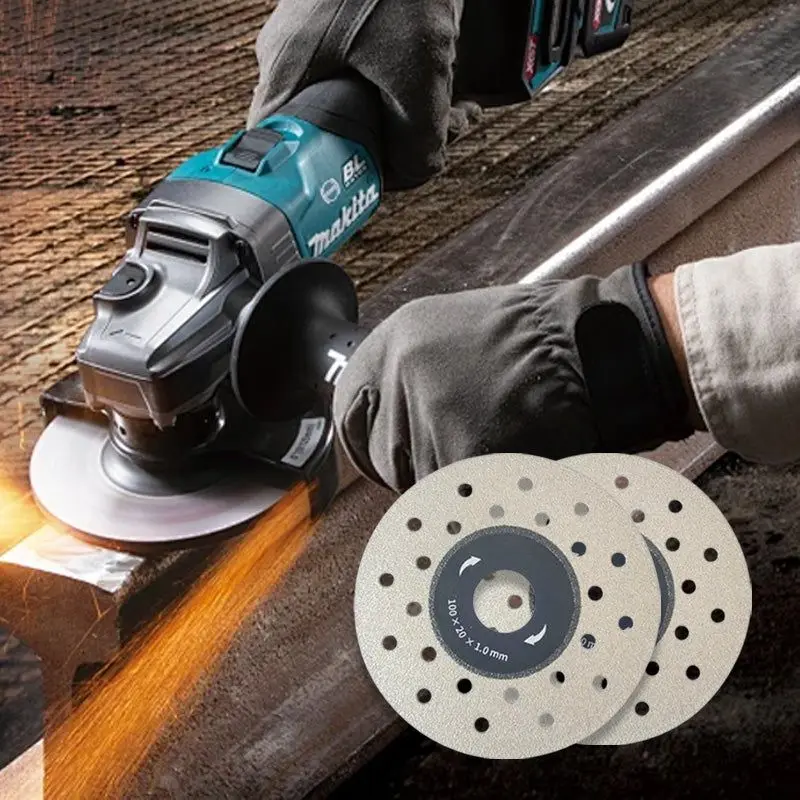 

4-Inch Porous Widened Cutting Blade for Stone Ceramic Stainless Steel Cut Off Wheel Reinforced Resin Cutting Blade Tools