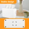Countertop Paper Towel Dispenser WaterproofVisual Hand Towel Dispenser with Side Clear Window Napkin Dispenser for Home Hotel 3