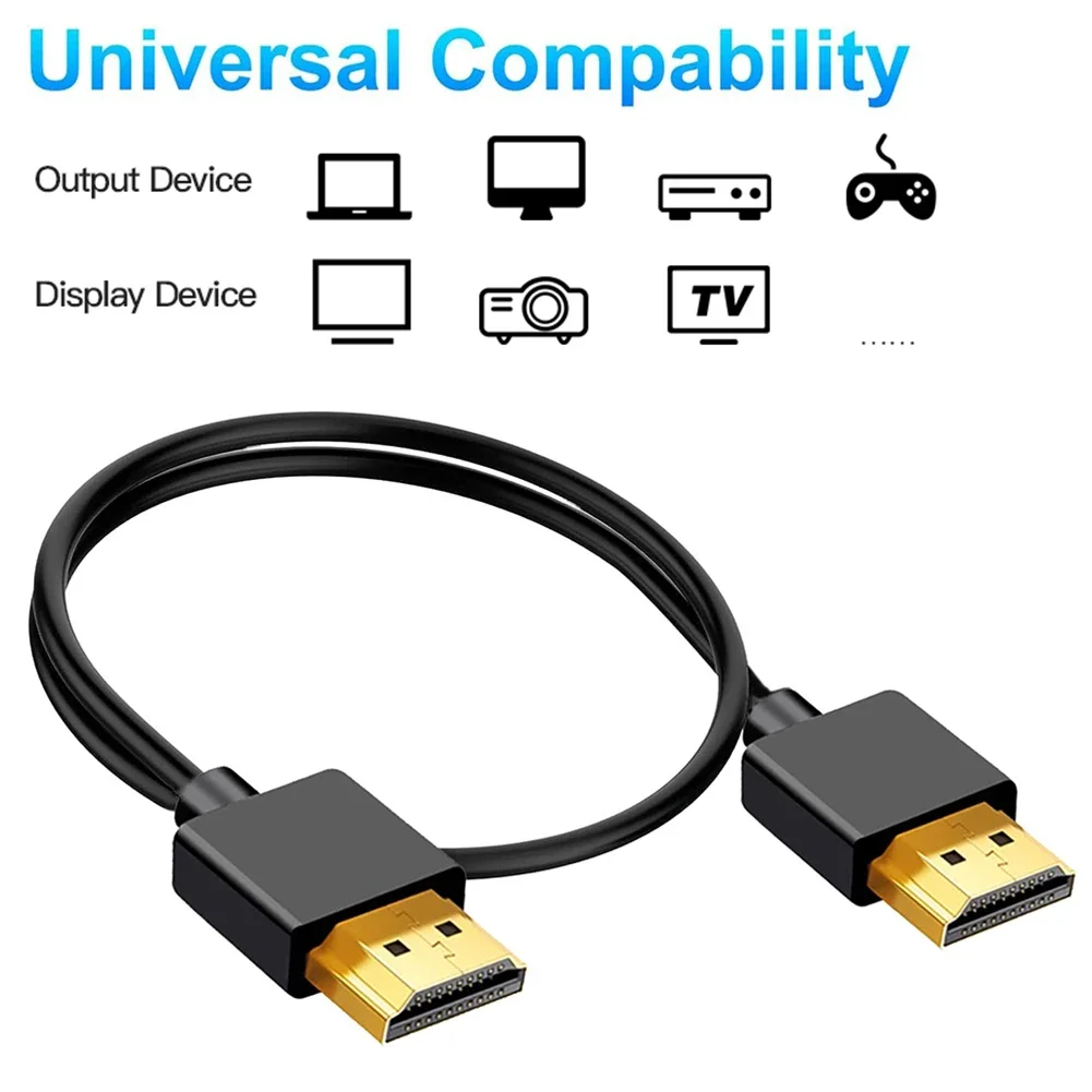 Ultra Soft & Thin High-Speed 4K HDMI to Mini HDMI Cable