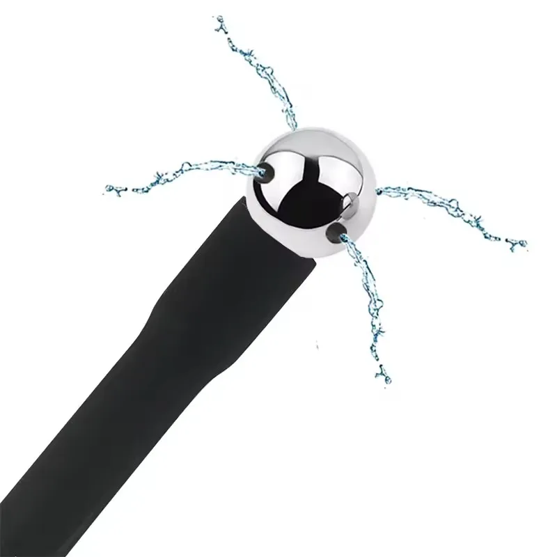 Enema Syringe 50cm-200cm Long Douche Silicone Anal Shower Cleaning Head Anal Beads Butt Plug Nozzle Tip Faucet Attachment Gay