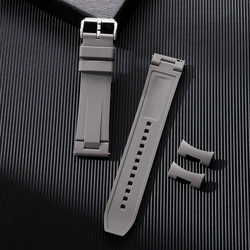 Premium Silicone Rubber Watch Band - Waterproof Quick Release Strap - 22mm (GRAY)