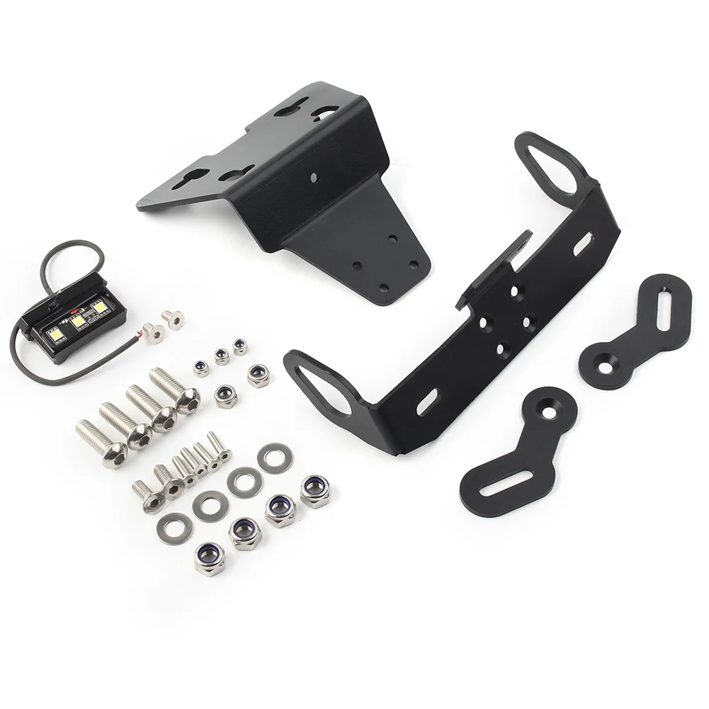 야마하 XJ6N FZ6R XJ6 Diversion/F 2010-2016용 1Pc 스틸 테일 티디 펜더 엘리미네이터 번호판 홀더