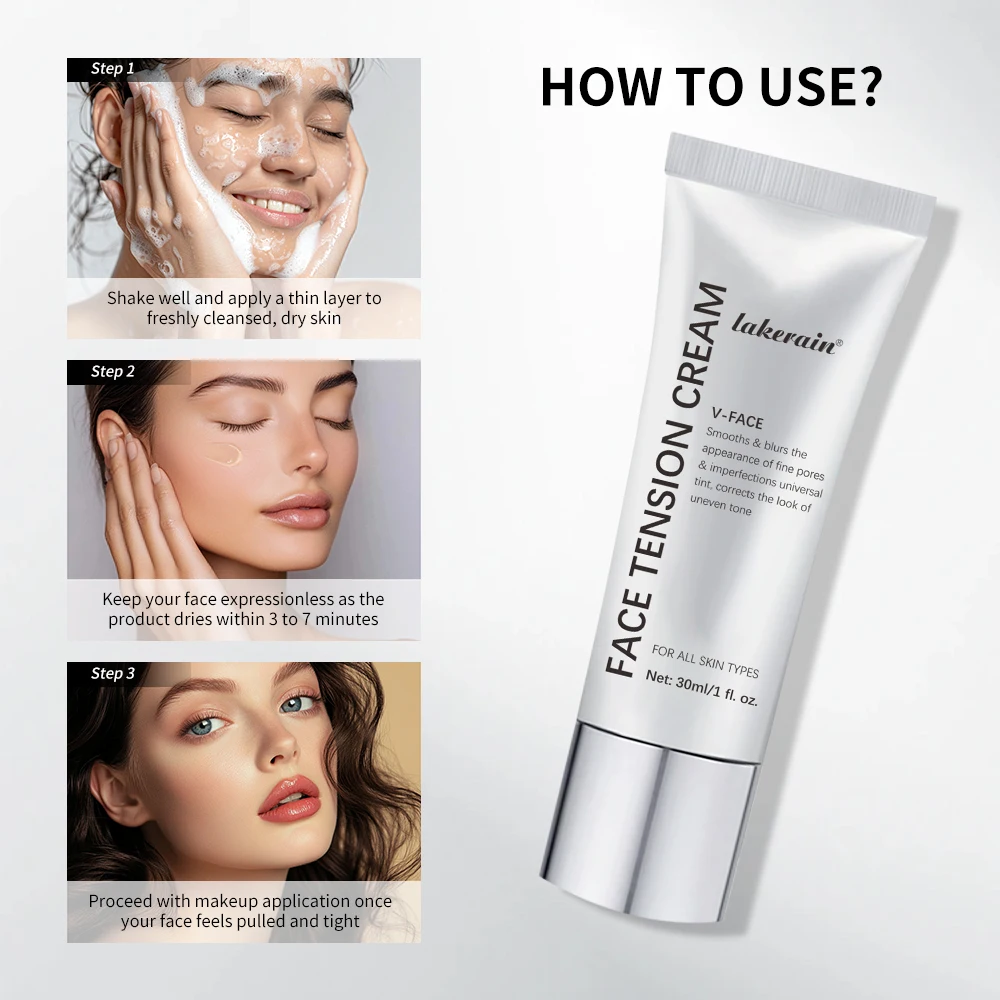 peter Face Tighten Cream Blur Skin for Flawless Makeup Application Reduce Fine Lines Pores and Imperfections 2
