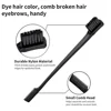 3Pcs Slick Back Hair Brush Set Bristle Hair Brush Brush Teasing Comb for Women Baby Kids Black Hair 4