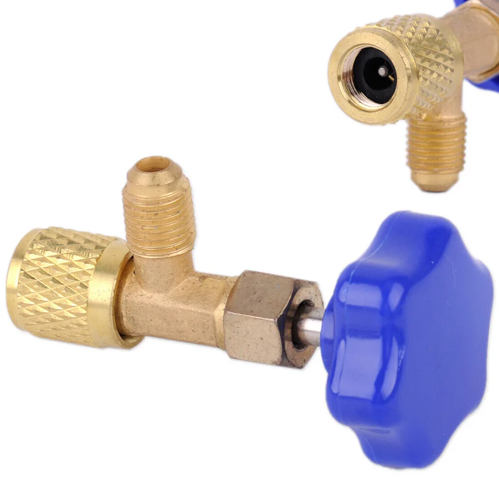 

Dispensing Valve Valve Shut-off Valve Air Conditioning Control Valve Brass & Plastic Durable In Use Gold & Blue