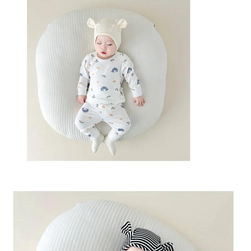 Description Picture 3 of itemBaby Clothing Set 2024 Autumn New Kid's Sleepwear Suit 0-4 Y Cartoon Printed Girl's Pajamas Boys High Waist Home Clothes 2Pcs